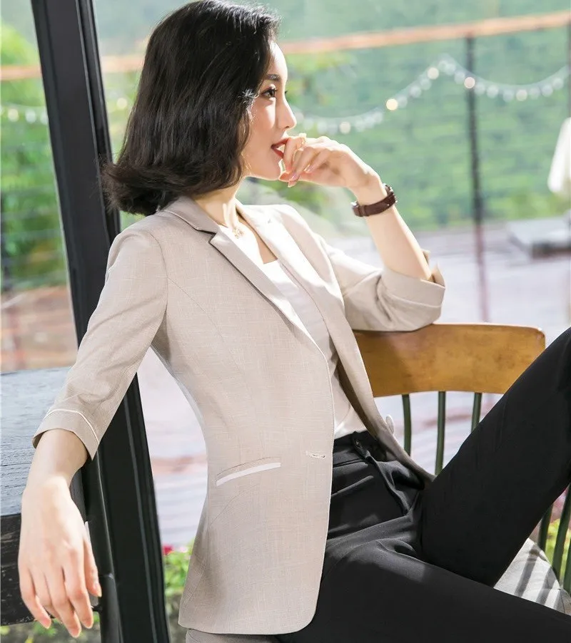 Новинка весна лето 2019 желтые Официальные Женские блейзеры и куртки пальто