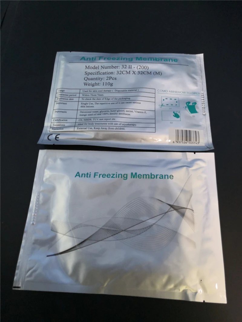 

Anti Fat Anti Freezing Membranes Cryo Cool Pad Anti Freeze Antifreeze Membrane 34x42CM 32x32CM For Clinical Salon Use