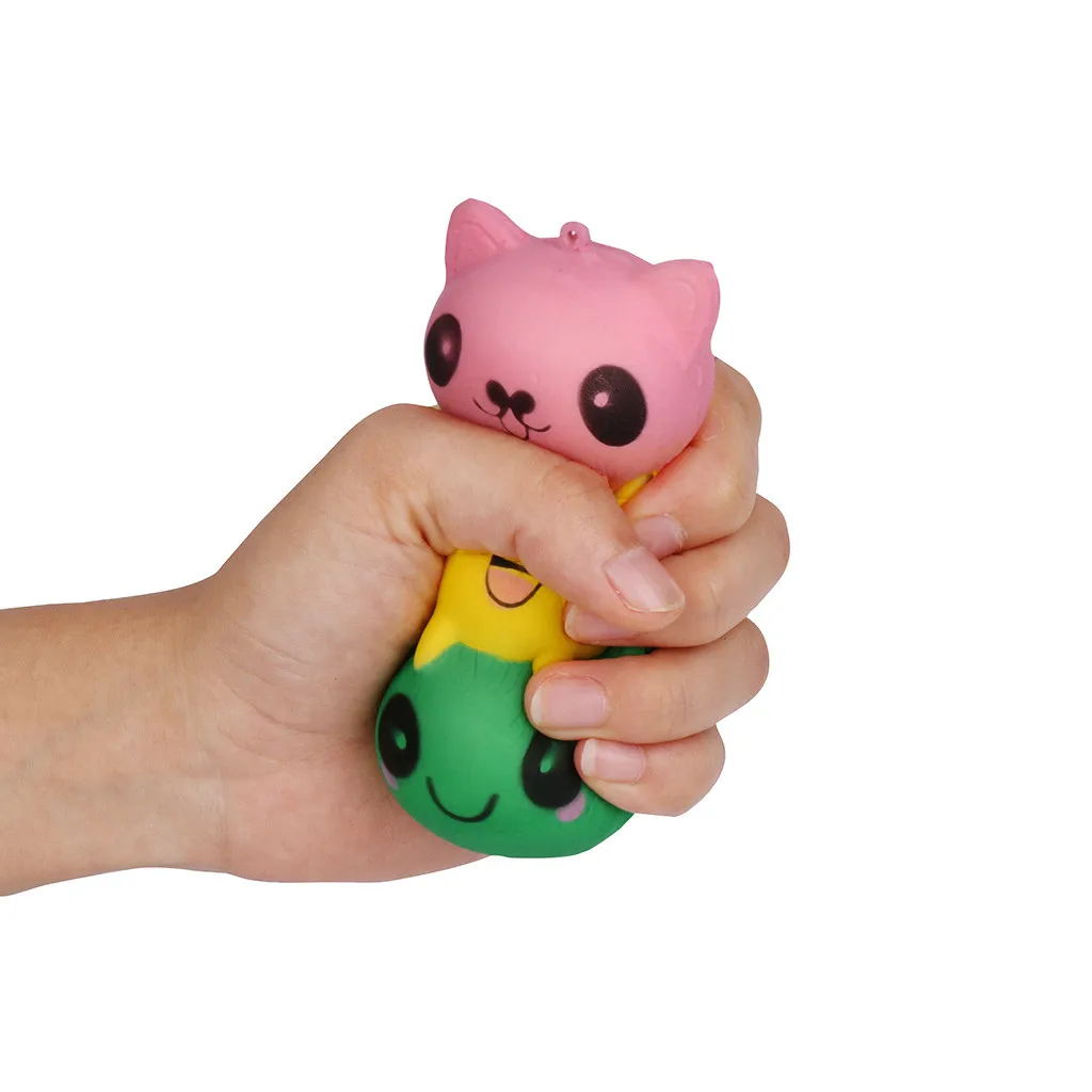 Милые мини игрушки для декомпрессии мягкий Моти Кот мягкое заживление веселье