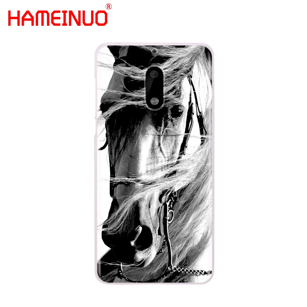 HAMEINUO с принтом животного, лошади крышка чехол для телефона для Nokia 9 8 7 6 5 3 Lumia 640 640XL