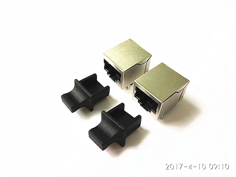 wholesale 1000pcs/lot Network port black silicon dust plug /dust cover for equipment /RJ45 | Мобильные телефоны и