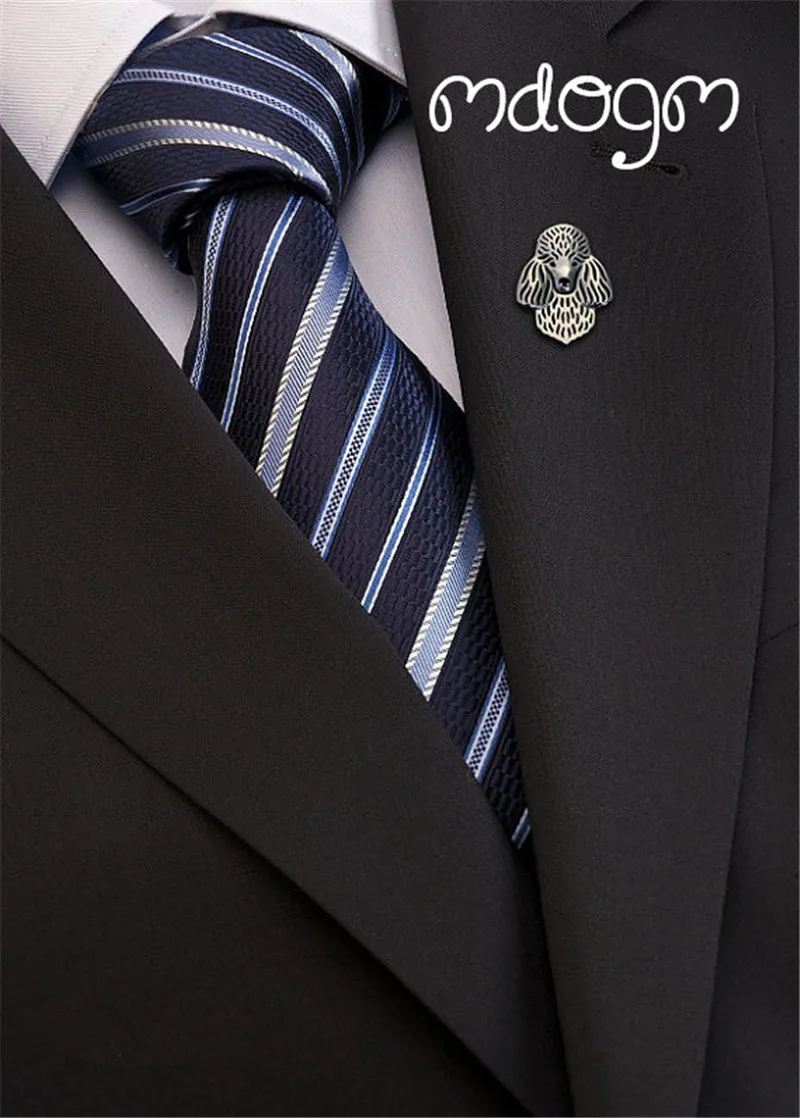 Mdogm/Новые модные брошки и заколки в виде пуделя для собак животных милые забавные