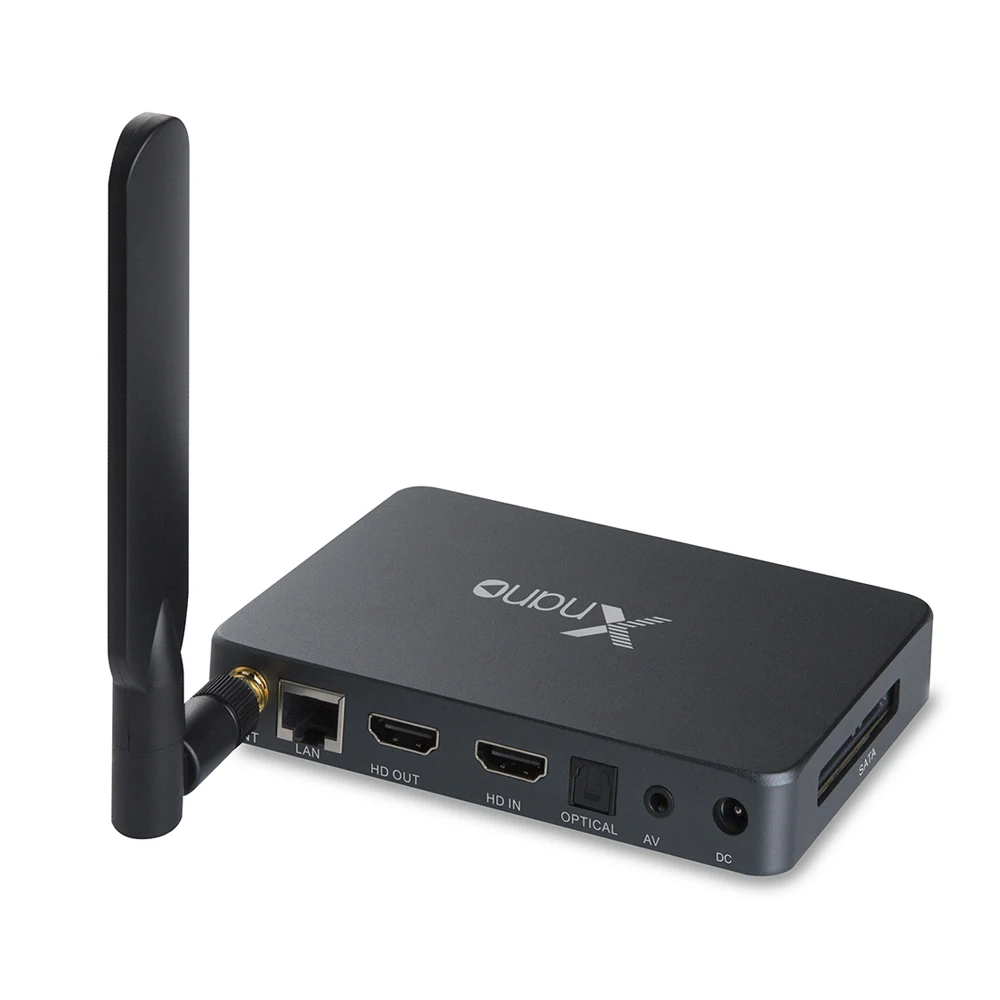 Xnano X5 Android 6,0 RTD1295 Smart tv Box DDR4 2 Гб 16 Гб поддерживает SATA 3,0, DVR, Dolby Digital, DTS Dual wifi телеприставка