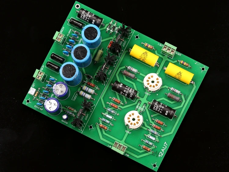 

12AU7 tube power amplifier board