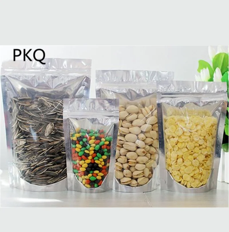 9 размеров молния стоячий мешок пищевой небольшой замок типа сумки из