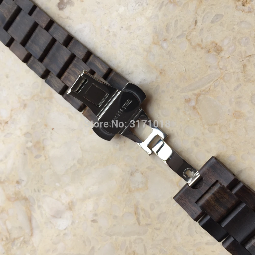 Ремешок деревянный для apple watch band 38 мм 42 40 44 удобный браслет с застежкой бабочкой