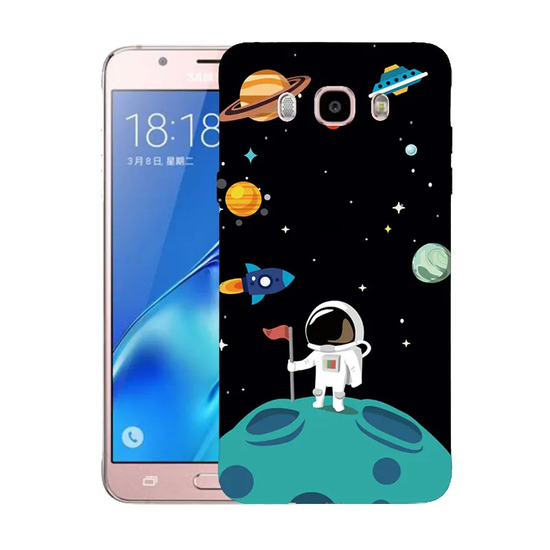 Мягкий черный чехол для телефона samsung S8plus s6 s7 edge J1 J330 J7 J5 A3 A5 note8 Moon с рисунком