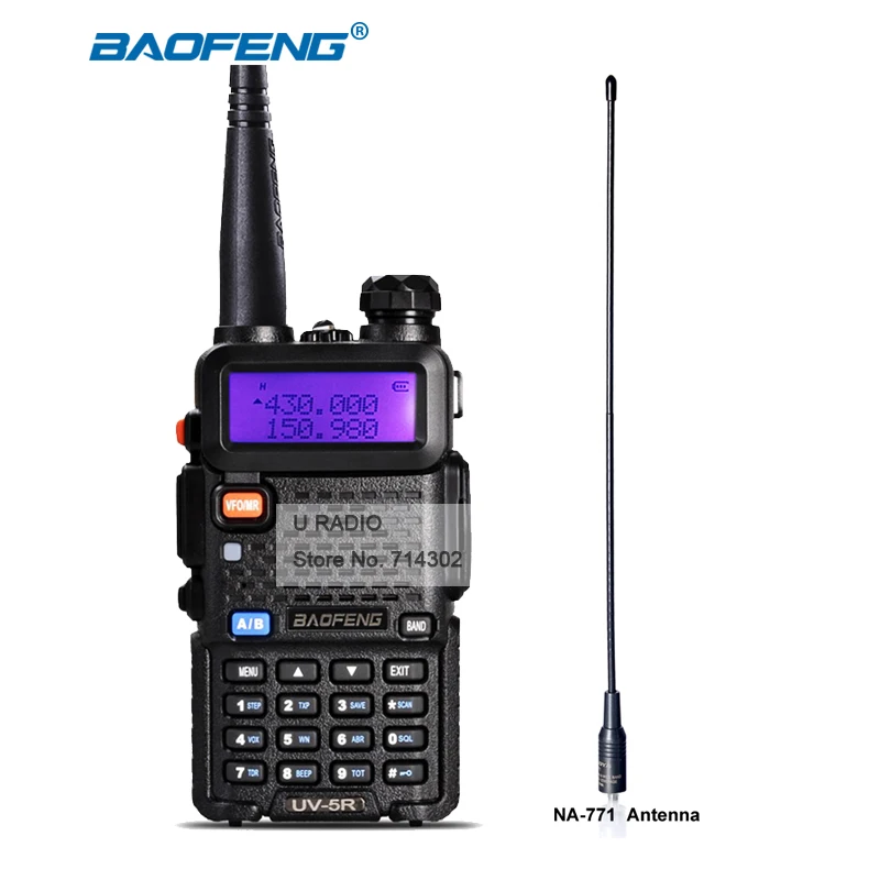Портативная рация Baofeng радиостанция VHF UHF Двухдиапазонная портативная