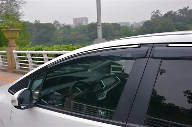 Для HONDA Jade Пластик окна Visor Vent Оттенки Солнце дождь дефлектор гвардии для Jade автоаксессуаров 4 шт./компл