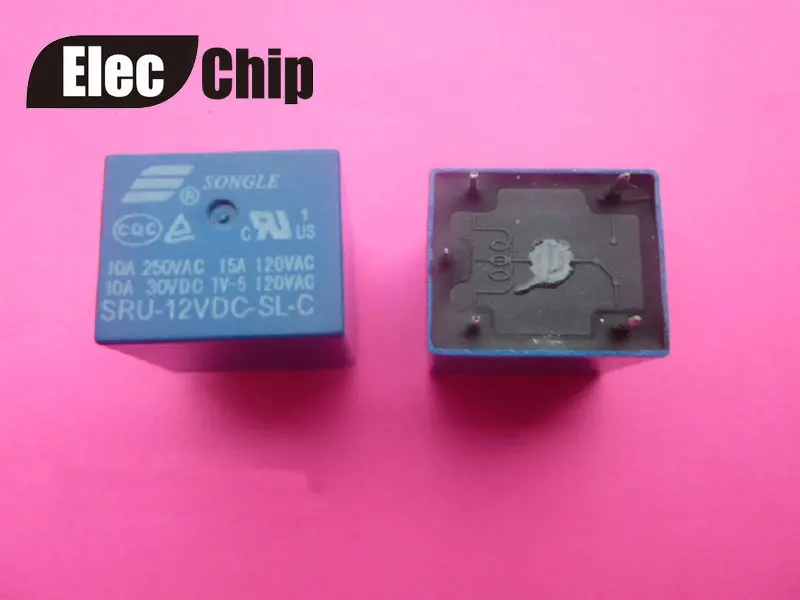 5 шт. реле питания SRU-05VDC-SL-C SRU-12VDC-SL-C 5В 12В 24В T70 10A 5PIN | Обустройство дома