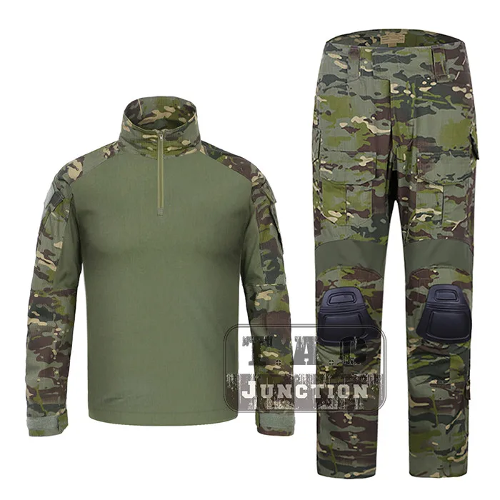 EmersonGear G3 Combat Unitform EmersonTactical BDU камуфляжная рубашка и брюки для военных страйкбола Мультикам для охоты - Цвет: MCTP