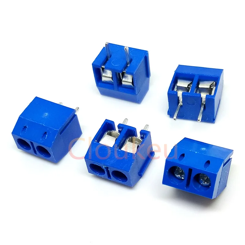 

KF301-2P Connecting terminal KF301 2Pin 5mm PCB terminal Can splice 300V15A 5Pcs