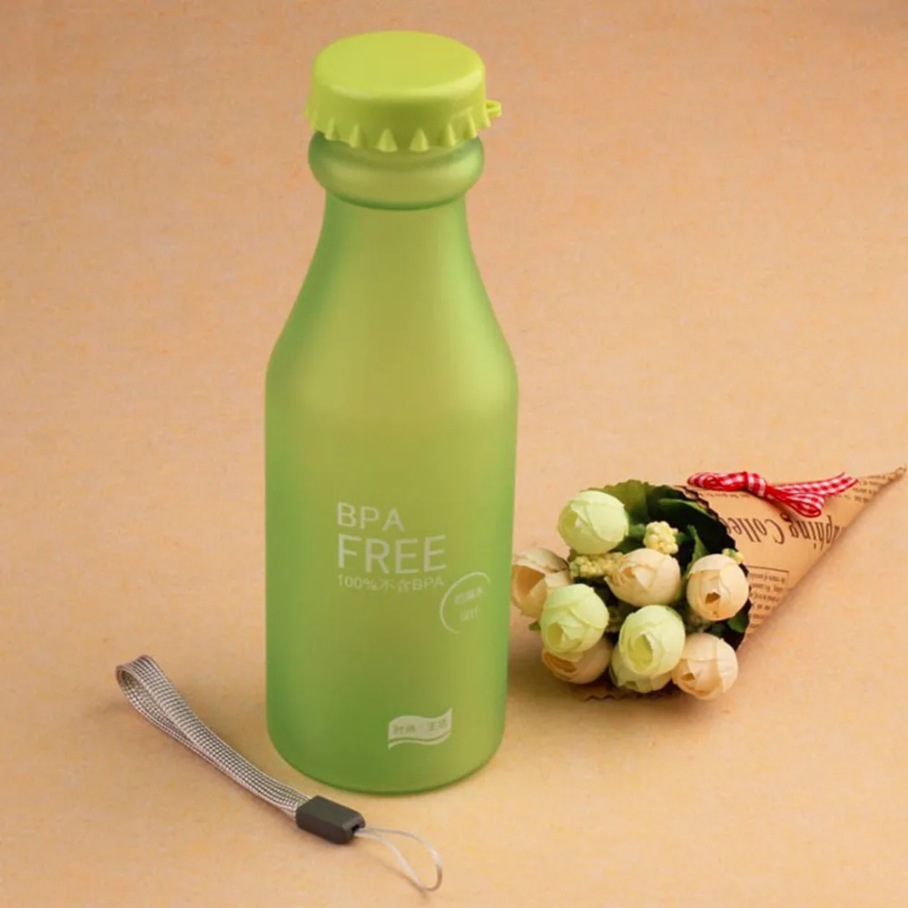 Полезная герметичная Спортивная бутылка для воды пластиковая большой емкости