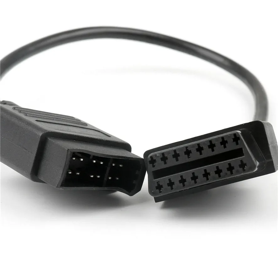 Для Nissan 14 Pin OBD1 до 16 OBD2 автомобильный диагностический Соединительный адаптер