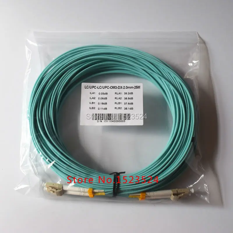 Многомодовый оптоволоконный кабель OM3 25 м многомодовый дуплексный волоконно