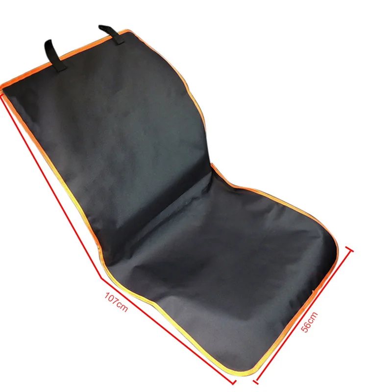 black 107x56cm Новейшая переноска для собак, воздухопроницаемая Автомобильная безопасная сетка для питомцев, Мини Складная посылка для щенков, кошек, стабильное переднее сиденье для домашних животных - Цвет: black 107x56cm