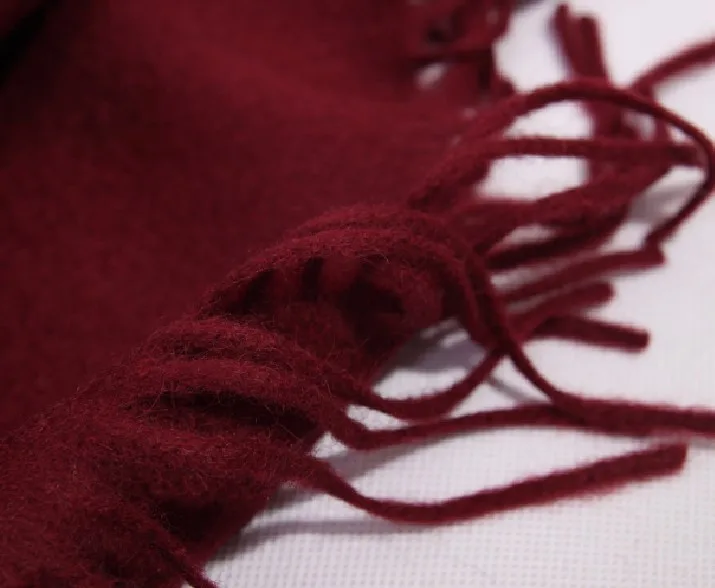 Женская шаль из 100% шерсти кашемировая на кроличьем меху теплая шарф размер 70x200 см