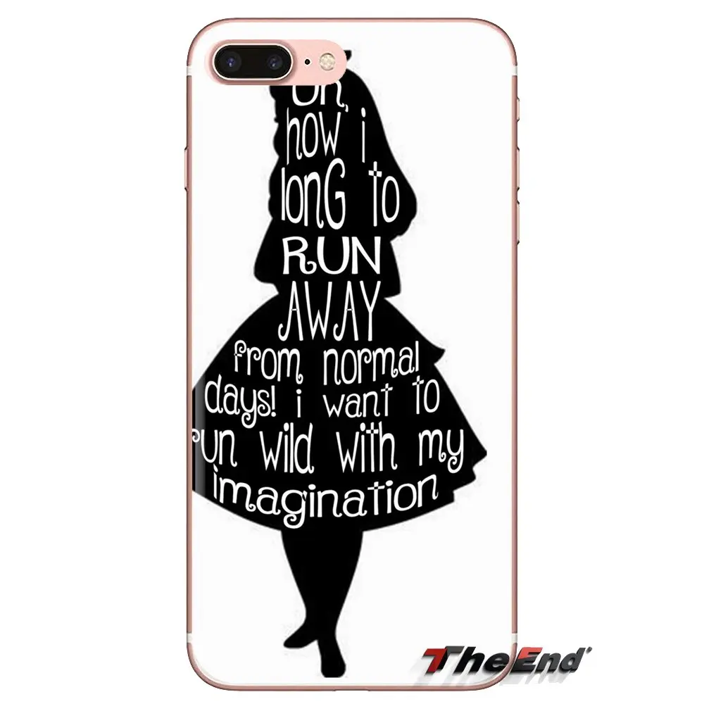 Мягкие прозрачные чехлы для Samsung Galaxy S3 S4 S5 Mini S6 S7 Edge S8 S9 S10 Plus Note 3 4 5 8 9 Alice in Wonderland |