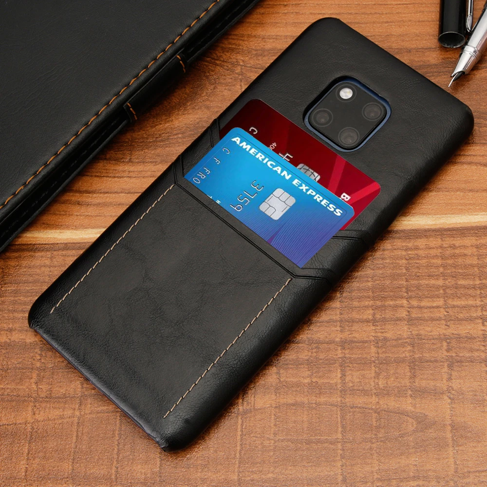 Роскошный PU Обложка для huawei P30 P20 Pro Lite Коврики 20X карманы карт чехол телефона mate 9 10