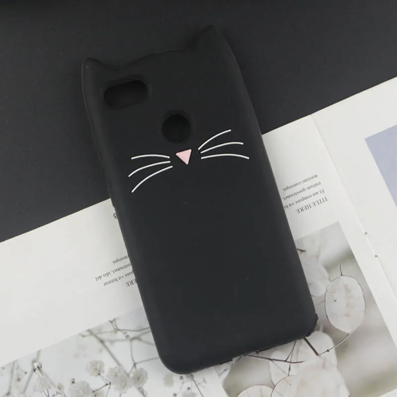 Милый силиконовый чехол с 3D рисунком для Xiaomi mi 8 Lite, чехол s, Япония, блестящая борода, кошка, кошечка с милыми ушками, чехол для телефона mi 8 SE