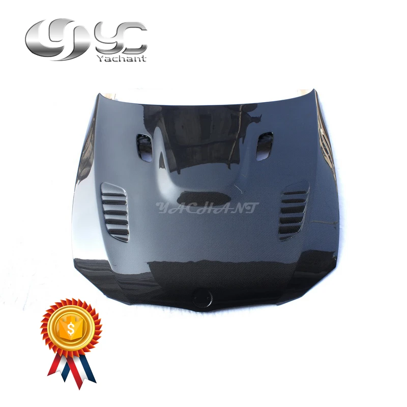 Автомобильный Стайлинг передний капот из углеродного волокна подходит для E92 E93 M3