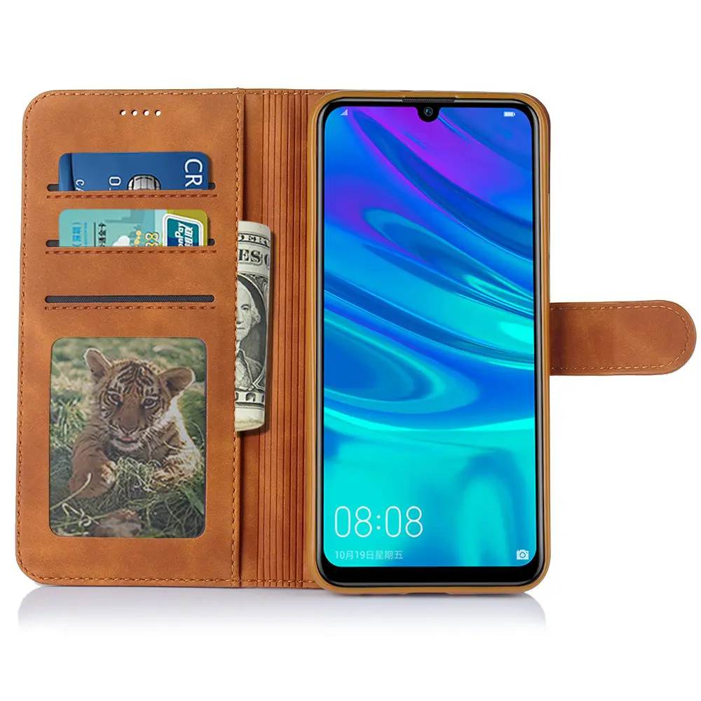 Чехол-книжка с откидной крышкой для huawei P smart Plus, роскошный чехол-кошелек из искусственной кожи для телефона huawei Honor 10i, чехол для Honor 20 Lite