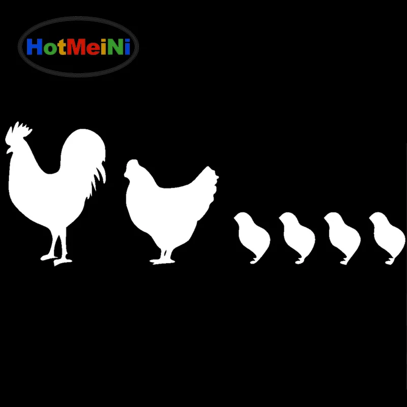 HotMeiNi 20 5 см наклейка для семьи курица Смешные фермерские яйца куры петух цыплята