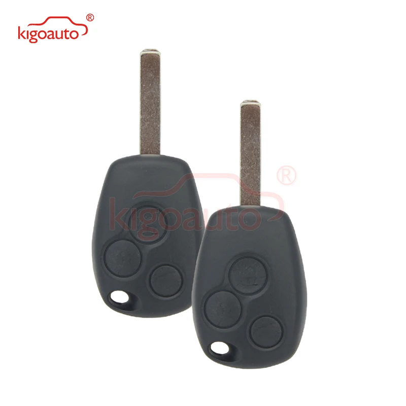 Kigoauto 2 шт. 3 кнопки 434 МГц VA6 лезвие 4A чип для Benz Smart Fortwo 453 дистанционный ключ