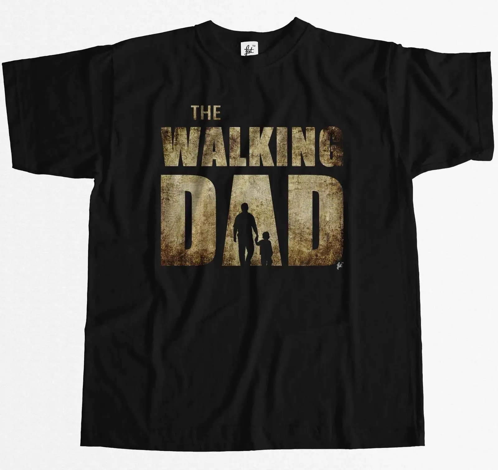 Мужская футболка с надписью The Walking Dad Parody отец сын отцы 100% хлопок для мужчин