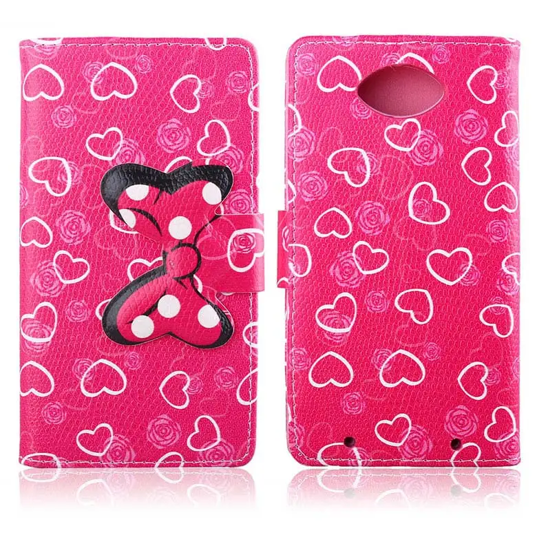 bow knot TPU Leather Maganetic buckle stand card slot Case for Motorola Moto XT1254 protective cover skin |