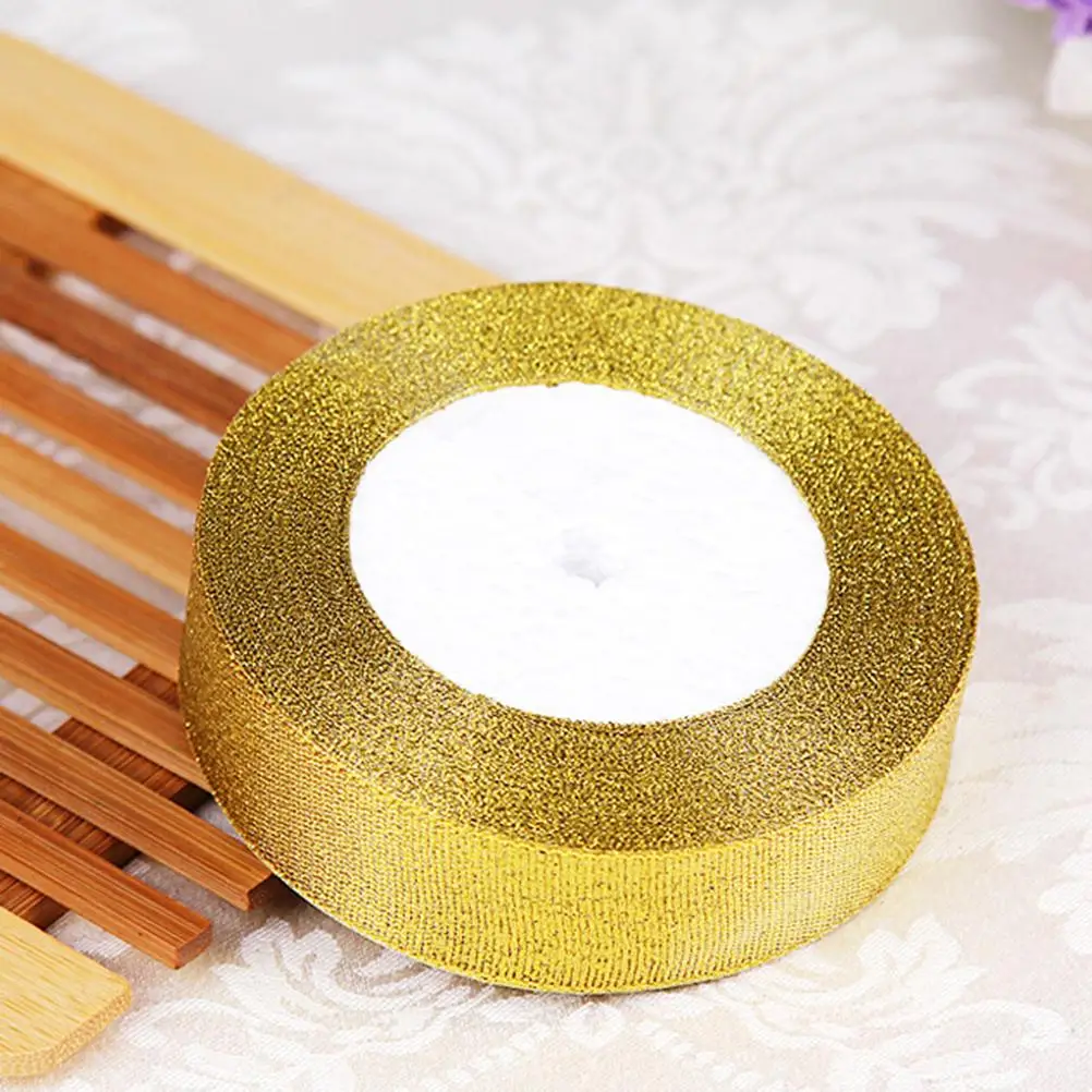 Блестящие ленты из органзы для свадебных украшений 1 шт. 6 мм 10 20 40 ширина 25 ярдов