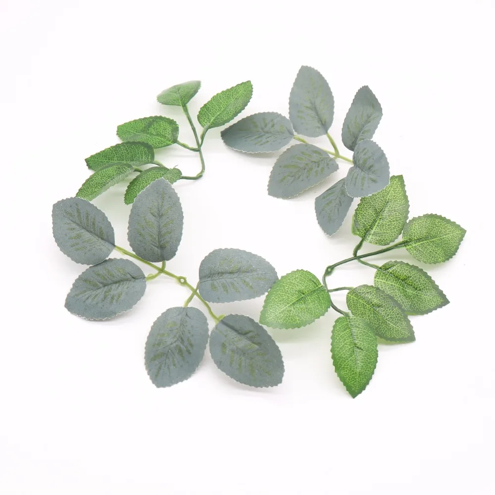 

10pcs Artificial Flower Silk Leaf Wedding Dresser DIY Wreath Rose Decorative Flower Handmade Craft Fake Flower Decoration