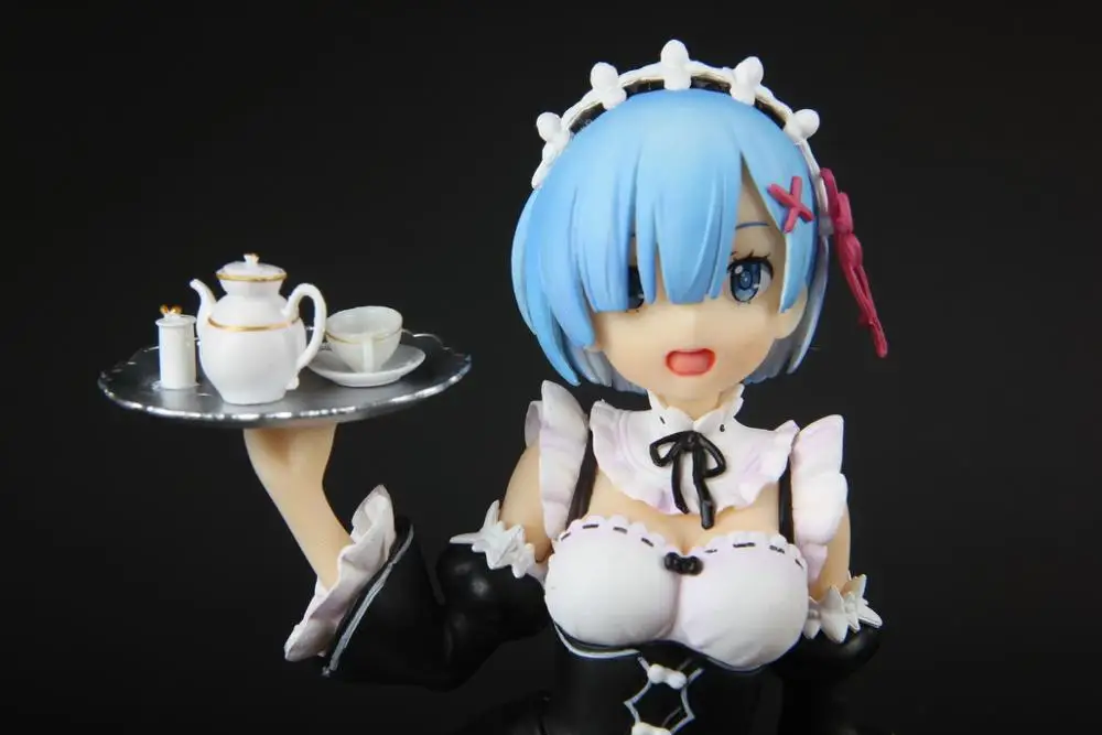 22 см Re: жизнь другой мир от Zero Rem Ram Emilia re zero Фигурки игрушки Аниме Фигурки игрушки для детей Подарки для детей