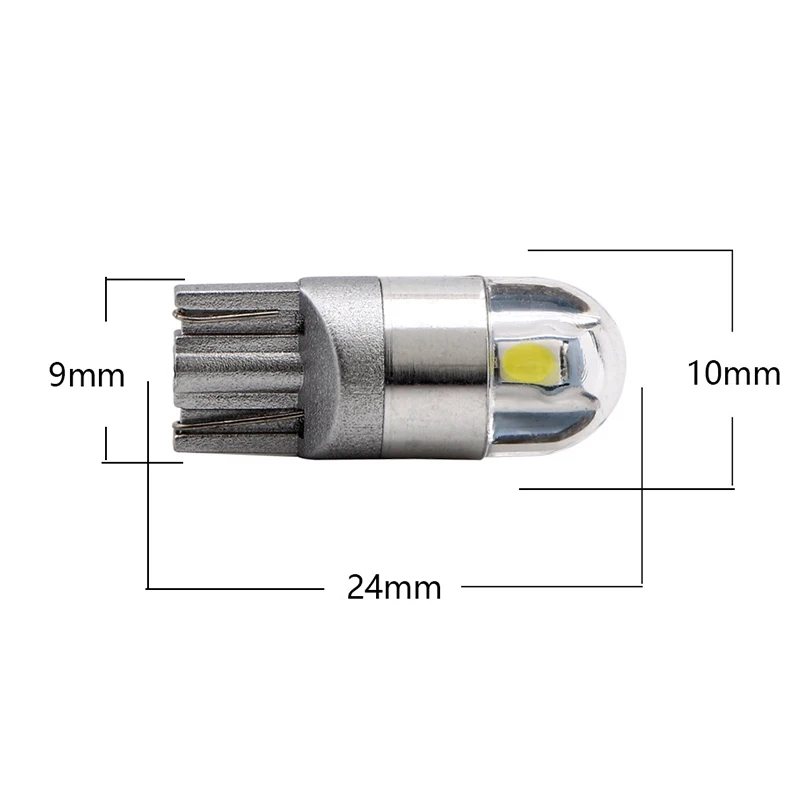 10 шт. очень яркий синий T10 194 168 3030 Клин 2SMD светодиодный лампы для Подсветка