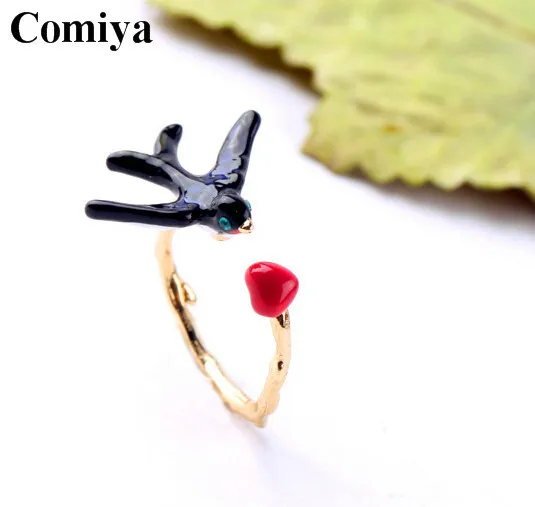 2016 comiya новый дизайн Горячей продажи Партии Женщин Кольца 10 К золото покрытие и