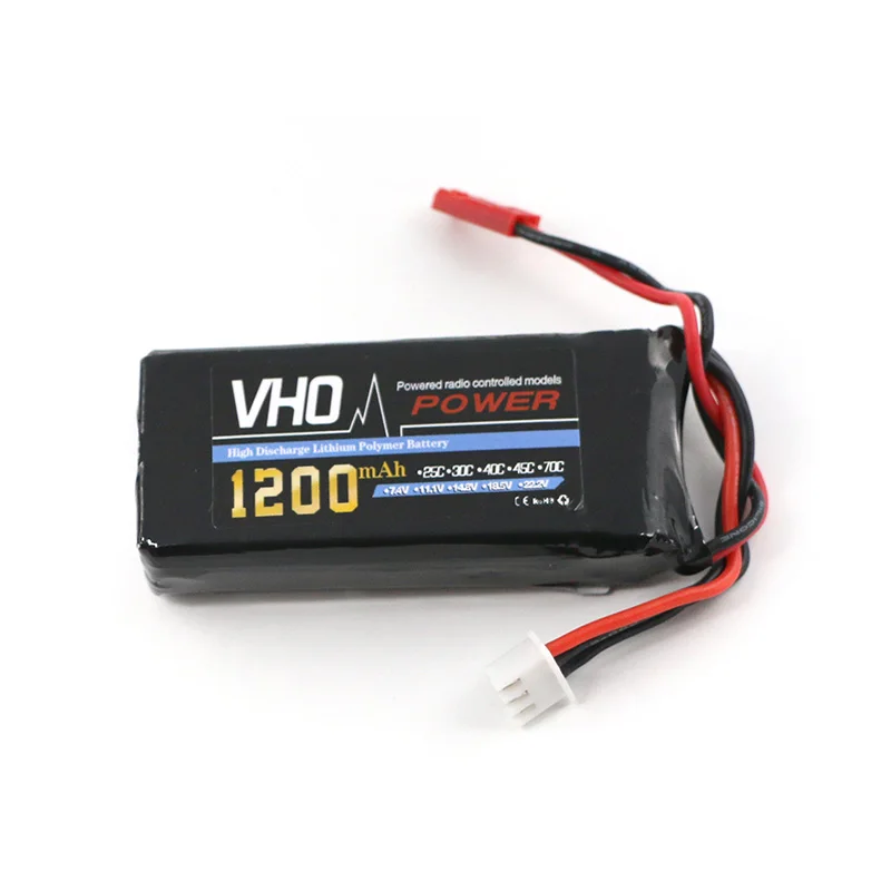 VHO 7 4 V 1200mAh литий-полимерный аккумулятор для YiZhan Tarantula X6 MJX X101 X102h JJRC X1 H16 WLtoys V666 V262 V353