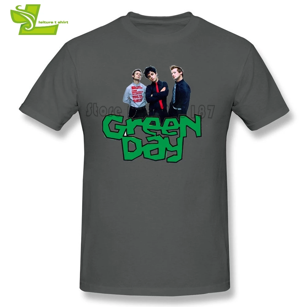 Футболка для взрослых Green Day Rock Мужская футболка летние топы отдыха мужские