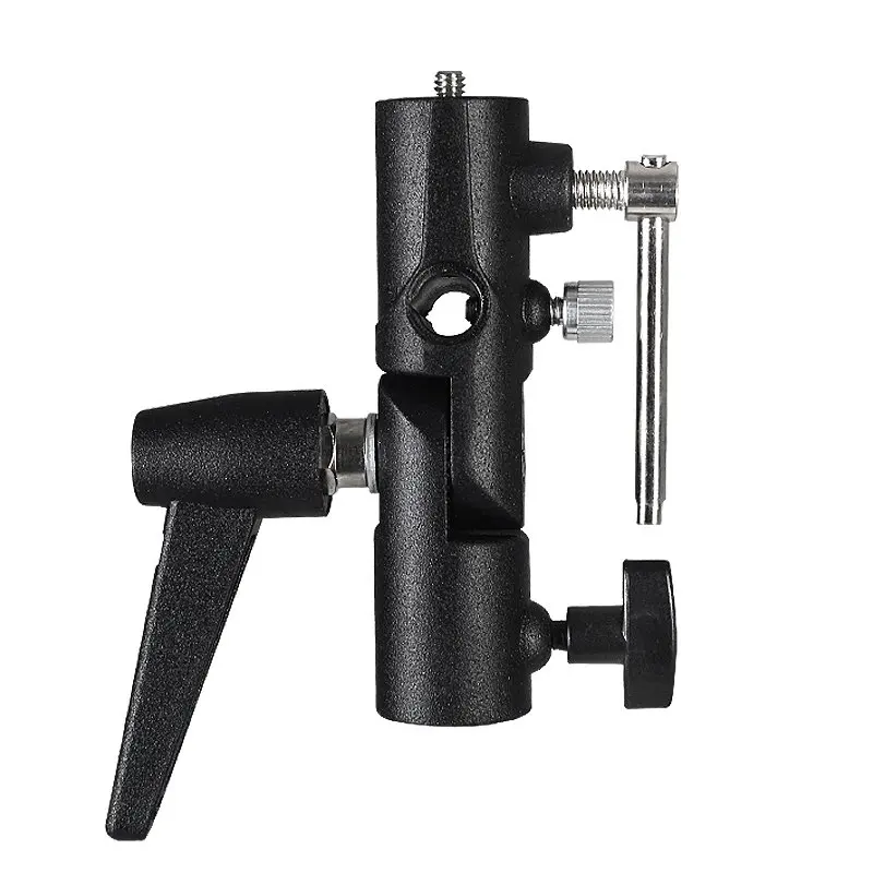 Зонт поворотный держатель кронштейн 1/4 &quot3/8&quot F Студия фото Speedlight штатив|light stand