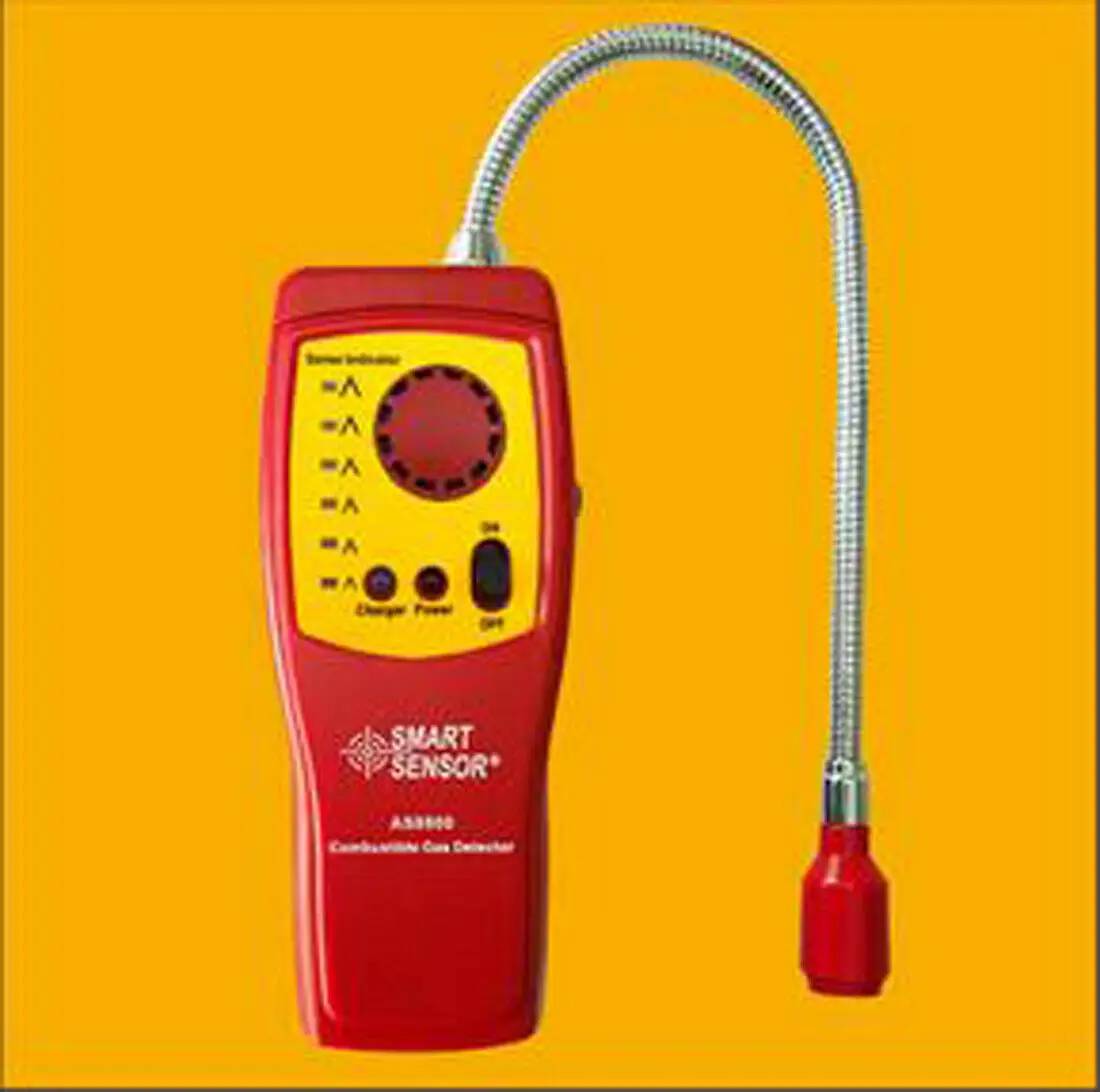 

Combustible Gas Analyzer Hand-held Port Flammable Gas Leak Detector with Alarm