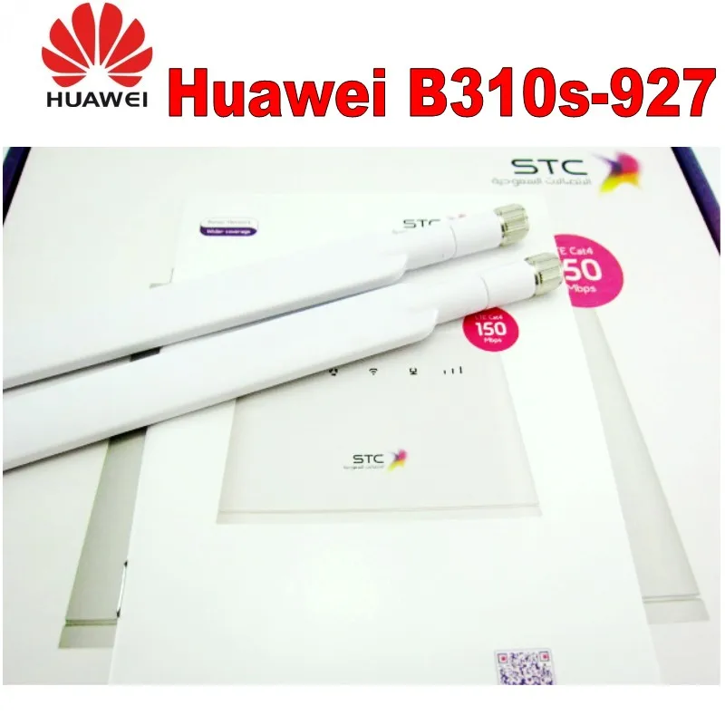 Партия 100 шт. 2 антенны разблокированный беспроводной модем Huawei B310s-927 4G Wi-Fi роутер
