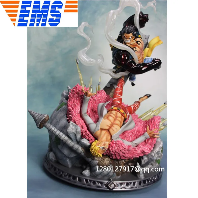 Статуя одна штука четвертое снаряжение Обезьяна D Luffy VS Donquixote Doflamingo полная длина