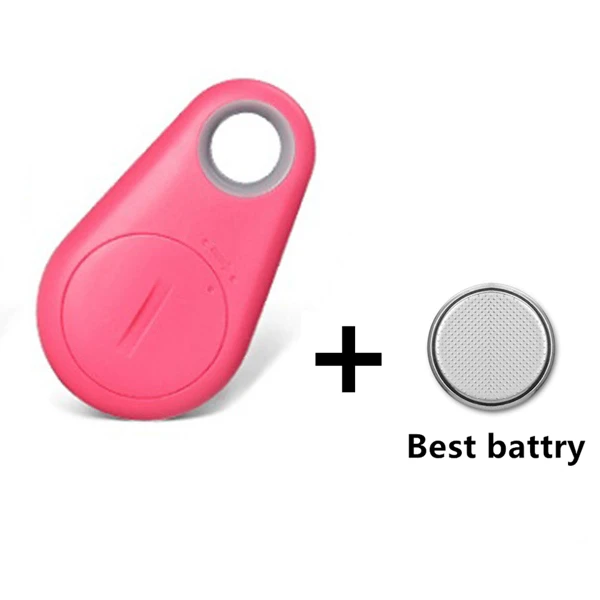 FFFAS капля дождя умный ключ искатель беспроводной Bluetooth трекер анти потеря сигнализации тег Детская сумка Pet gps локатор для IPhone 7 8 Android - Цвет: Pink