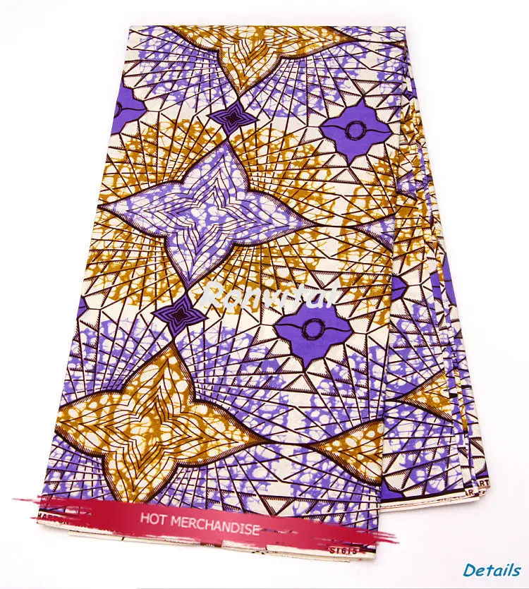 Guaranteed quality! African batik cotton fabric print wholesale Free shipping 6yards/lot Item no.Y164 | Дом и сад