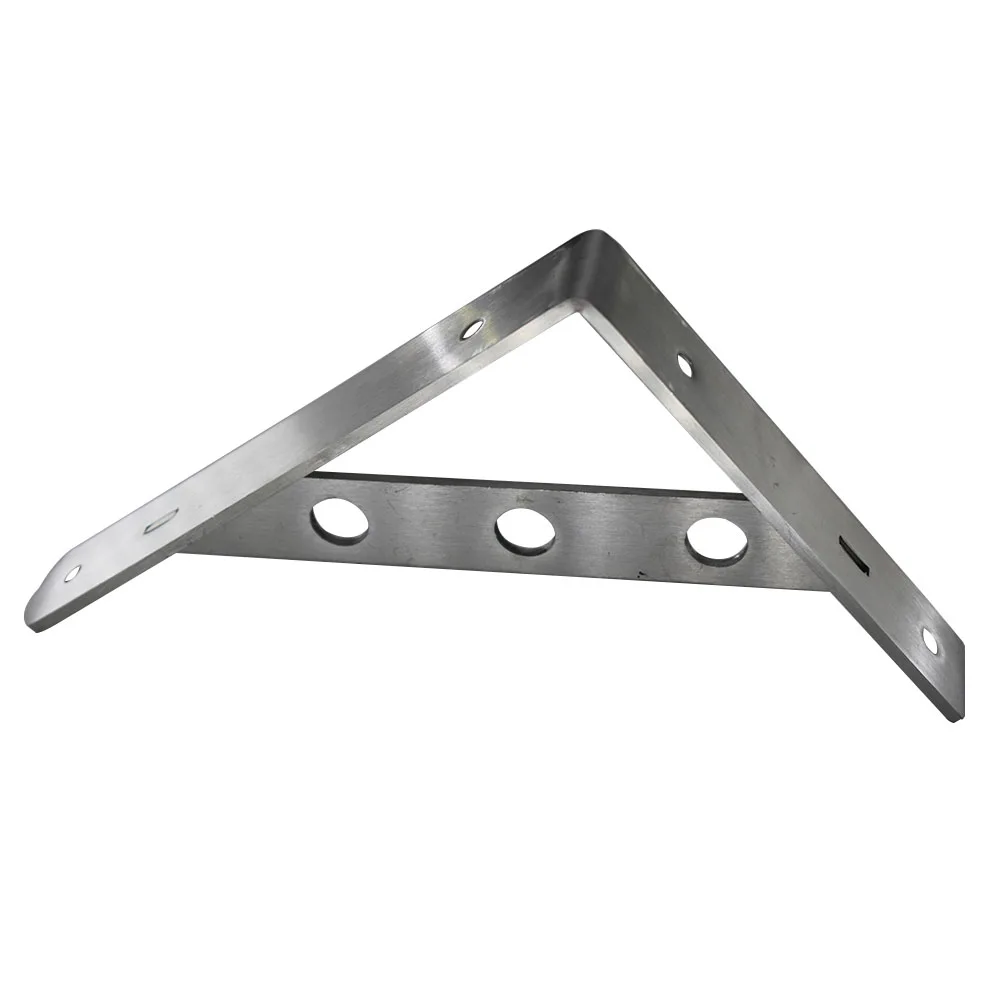 

2pcs 10 Inch 250x150mm Stainless Steel Triangle Shelf Bracket 10" Wall Mounted Heavy Bearing Support Furniture Brackets