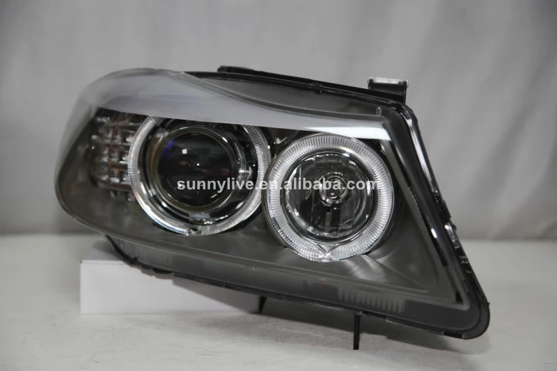 Для BMW E90 330I 320I 318i светодиодная фара ангельские глазки 2005 2008 года с комплектом
