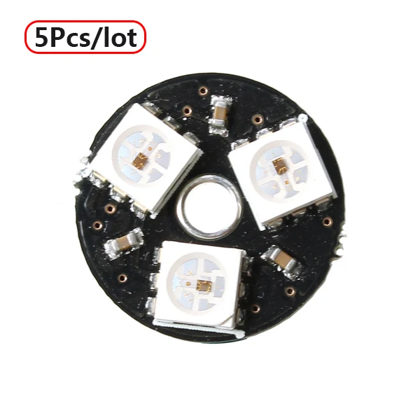 

5Pcs/lot CJMCU-3bit WS2812 RGB LED Full Color Drive LED Light Circular Smart Development Board For DIY Free Shipping