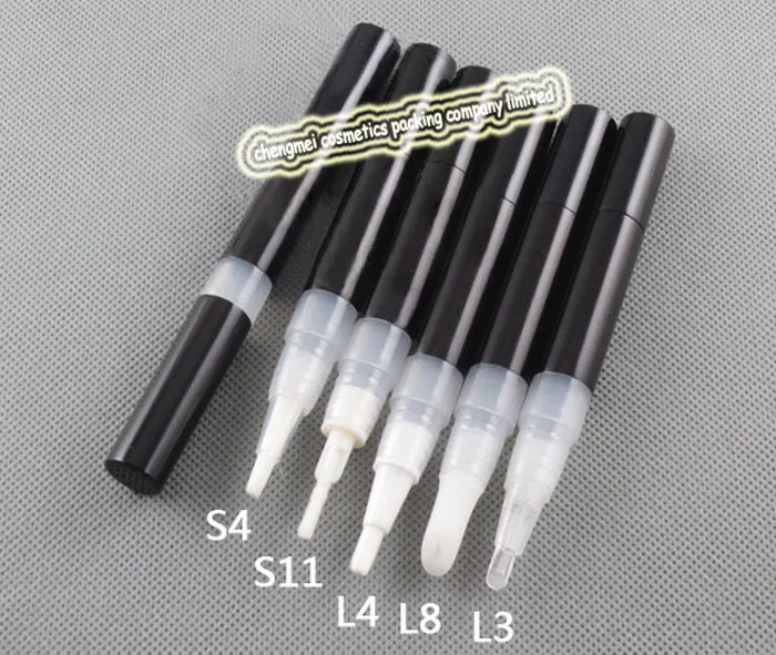 2 мл черная туба для туши ресниц или блеск губ трубка косметический фиксатор тушь