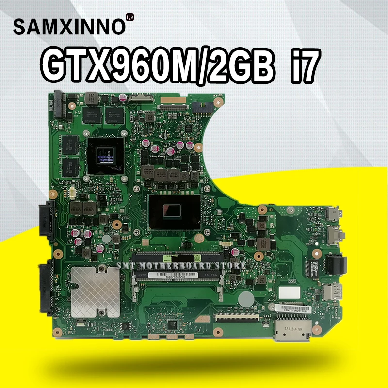 N552VW материнская плата I7 6700HQ GTX960M 2G для ASUS N552VX N552V N552 Материнская ноутбука плата|n71ja