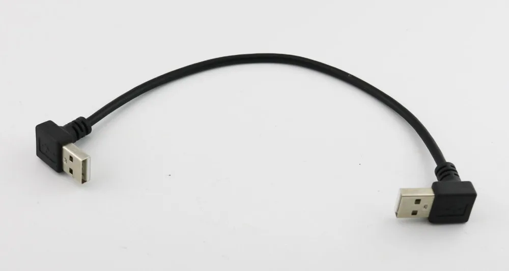 3 шт. Кабель-адаптер для зарядки и передачи данных USB 2 0 типа A папа под углом 25 см |