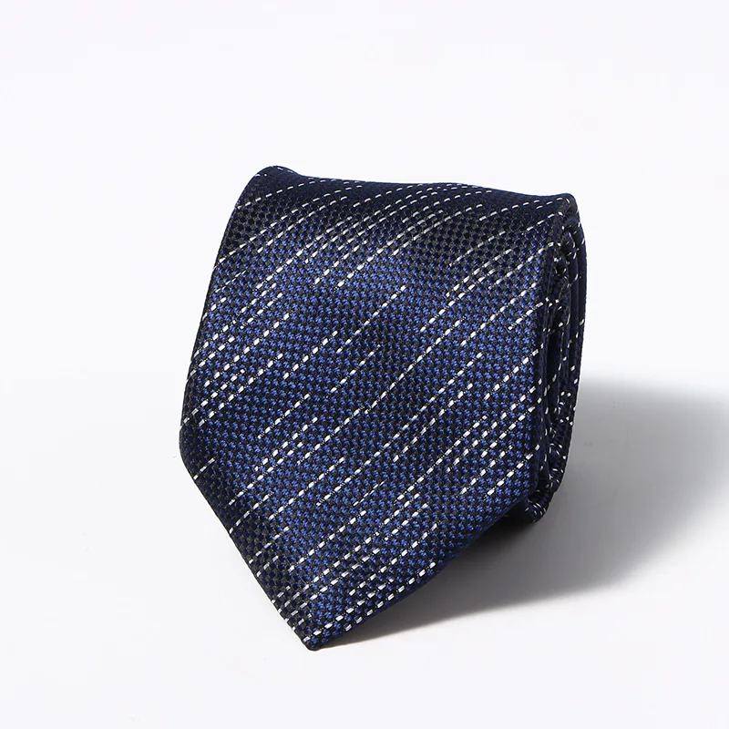 luxury men's Ties 8CM Width Necktie Striped men cravate silk Skinny polyester Formal tie Business Wedding party OJ08-PT67-99 |